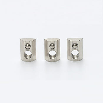 Slot Nut Top Square Spring T Nuts with Loaded Ball
