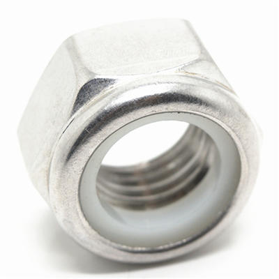 Stainless steel A4 DIN985 hex nylon insert lock nut