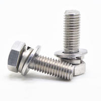 Stainless steel 304 hex cap Combination screws