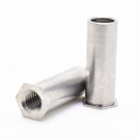 Stainless steel 304 Flat head Pressure riveting nut column