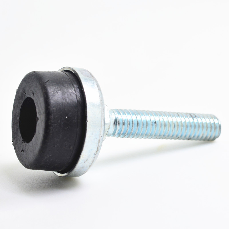 Blue zinc plated Custom bolt with EPDM