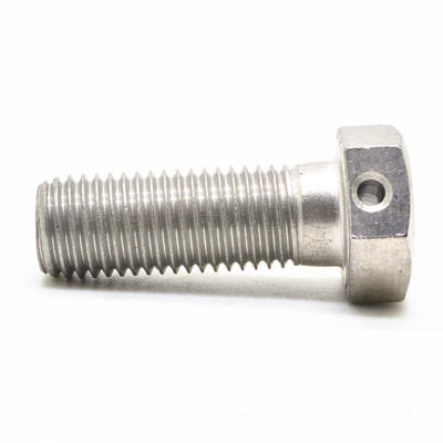 Stainless steel A4  Hexagon cap bolt with hole