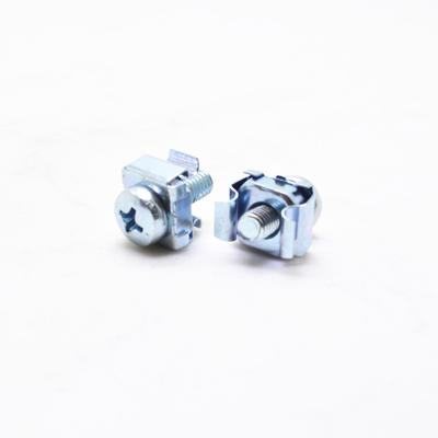 Bule Galvanized Phillps pan head screw with cage nut