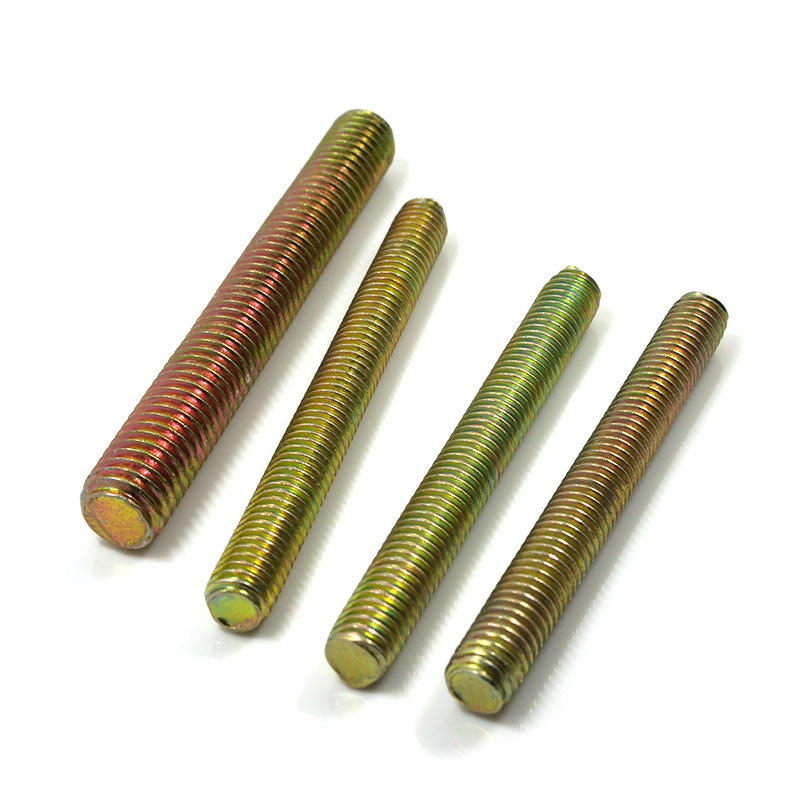 Yellow Zinc plated Full thread thread rod