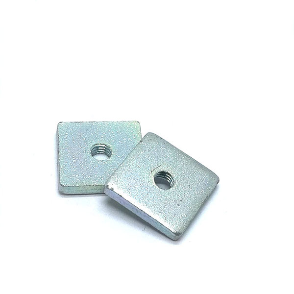 Carbon steel Bule zinc plated Custom square nut