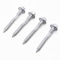 Stainless steel 410 Cutting tail flange head self tapping screw